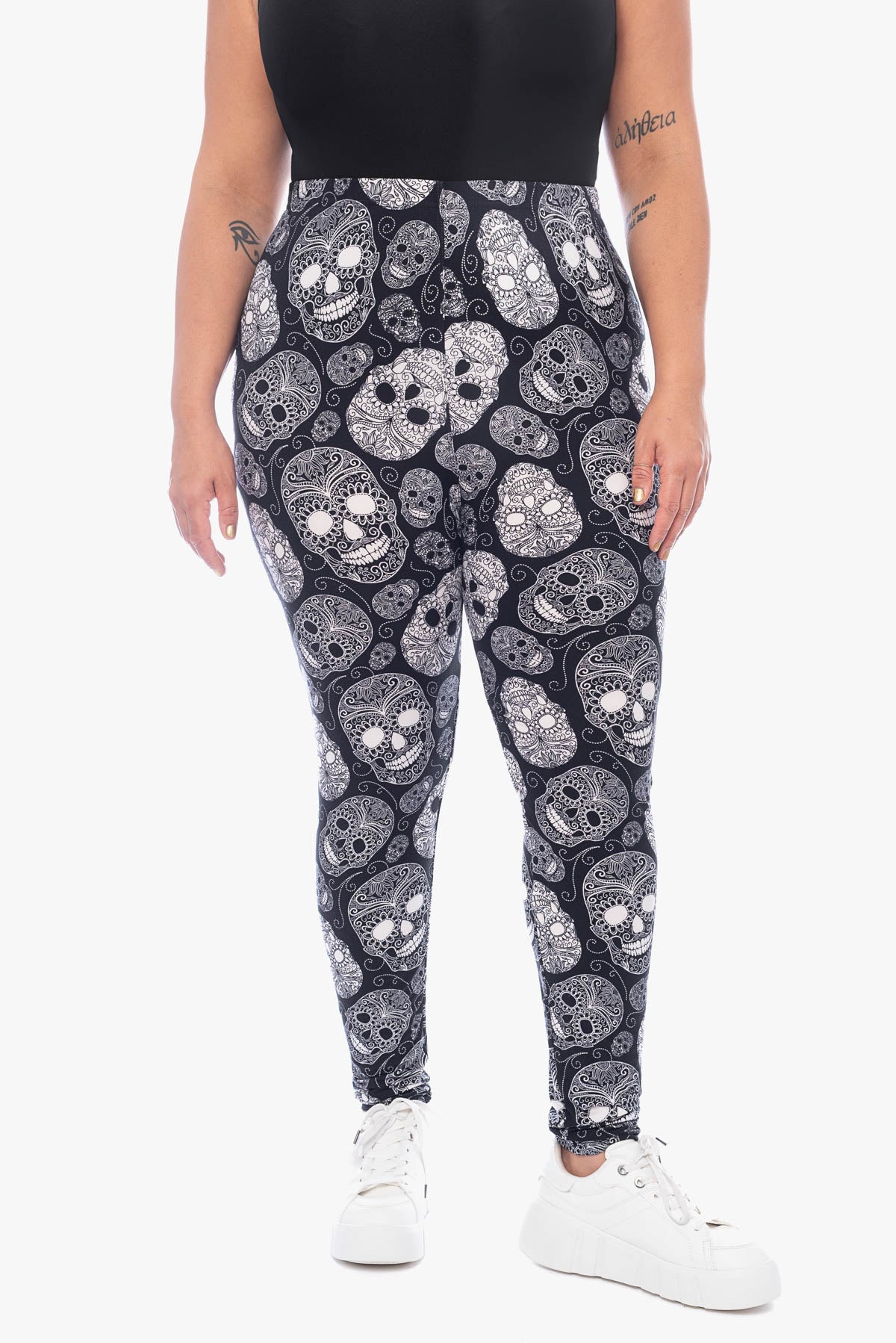 LILLY skulls printed leggings