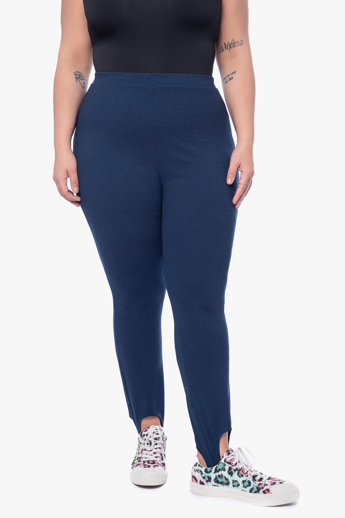 PIPA Fashion ELENORA comfy leggings in navy 18 20 plus size