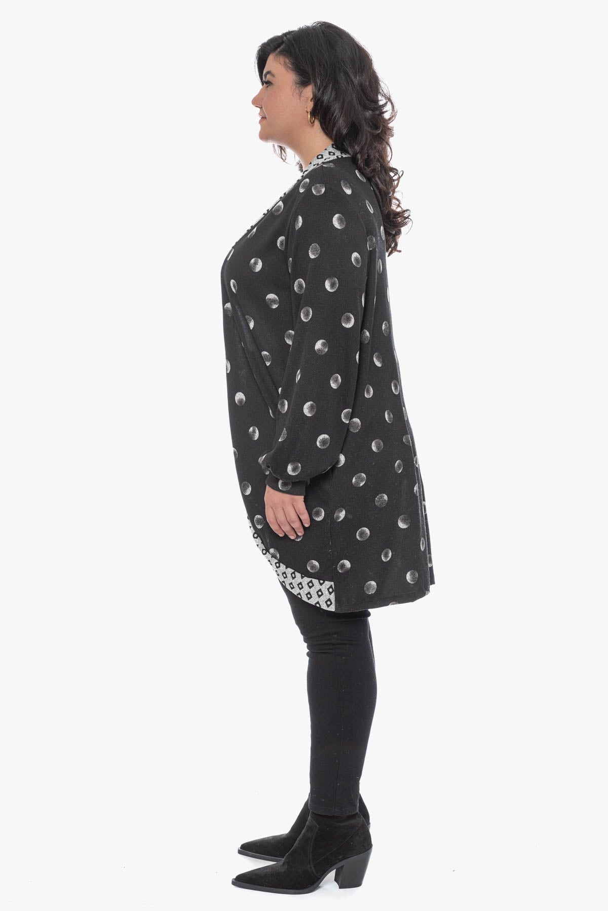 CARYS polka-dot cardigan