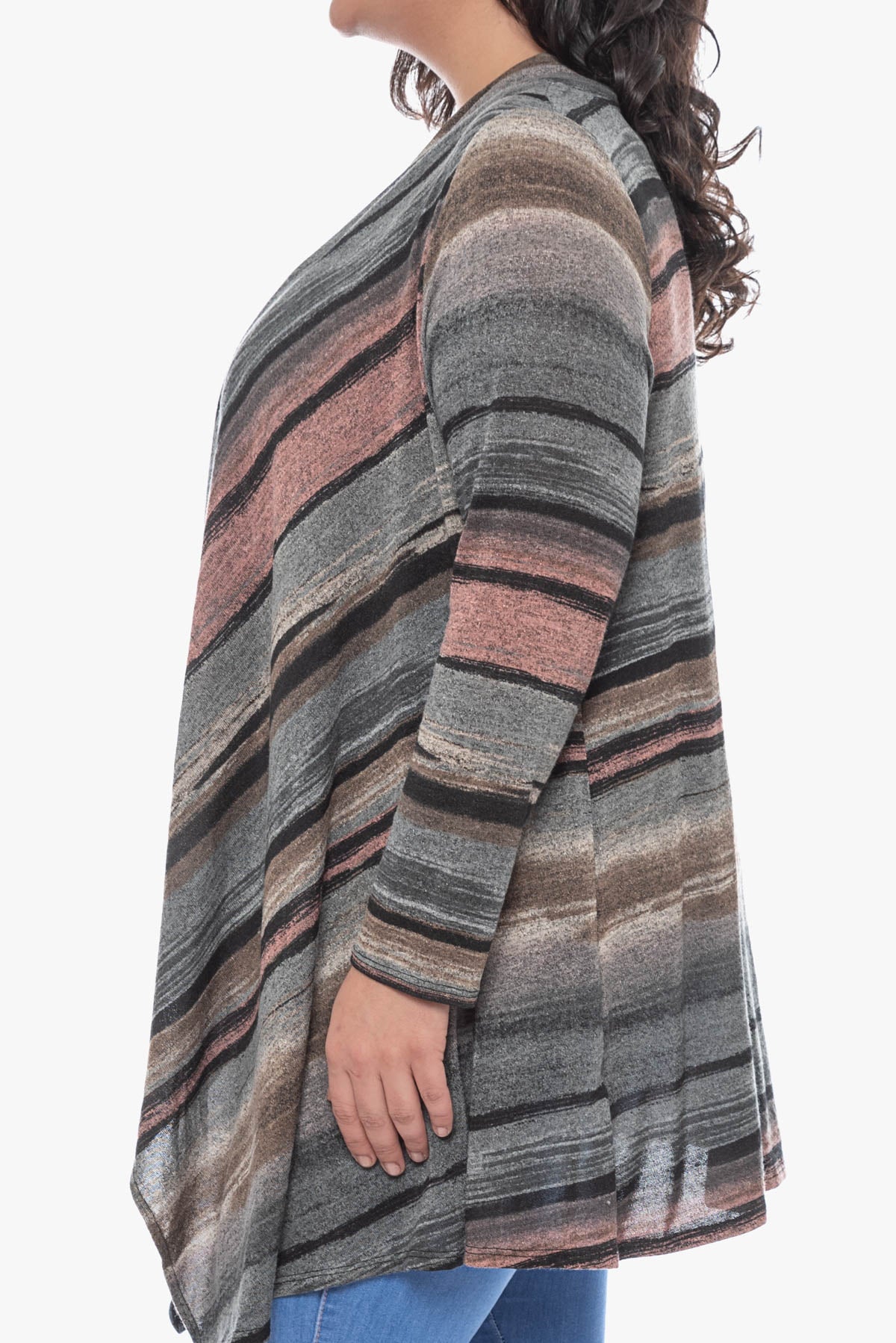 HESTER striped cardigan