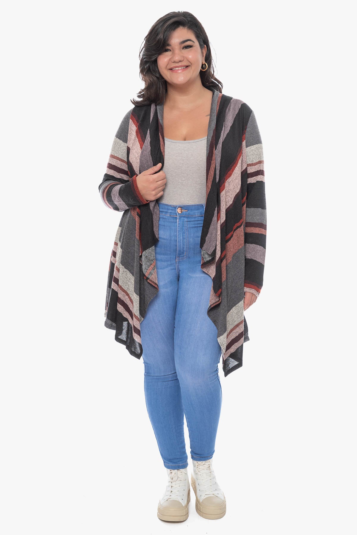 HESTER striped cardigan