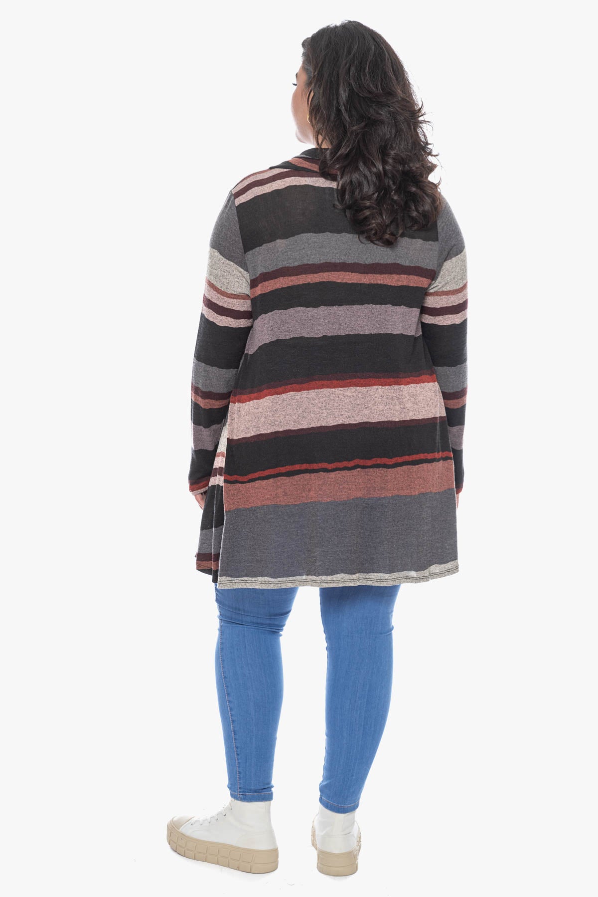 HESTER striped cardigan