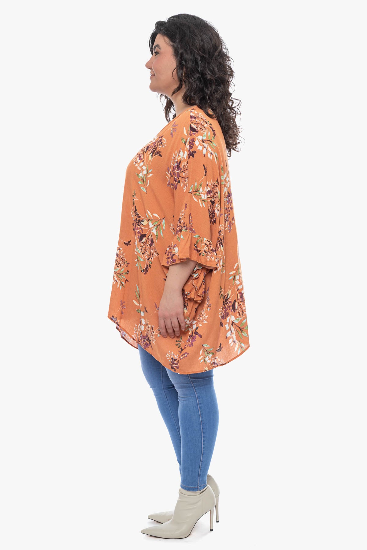 CHRISTEN leaf printed tunic