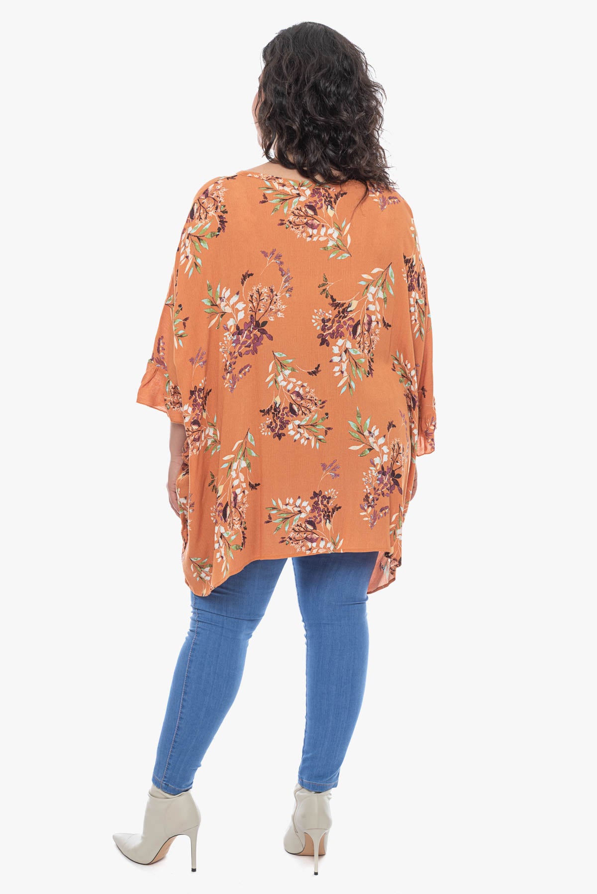 CHRISTEN leaf printed tunic