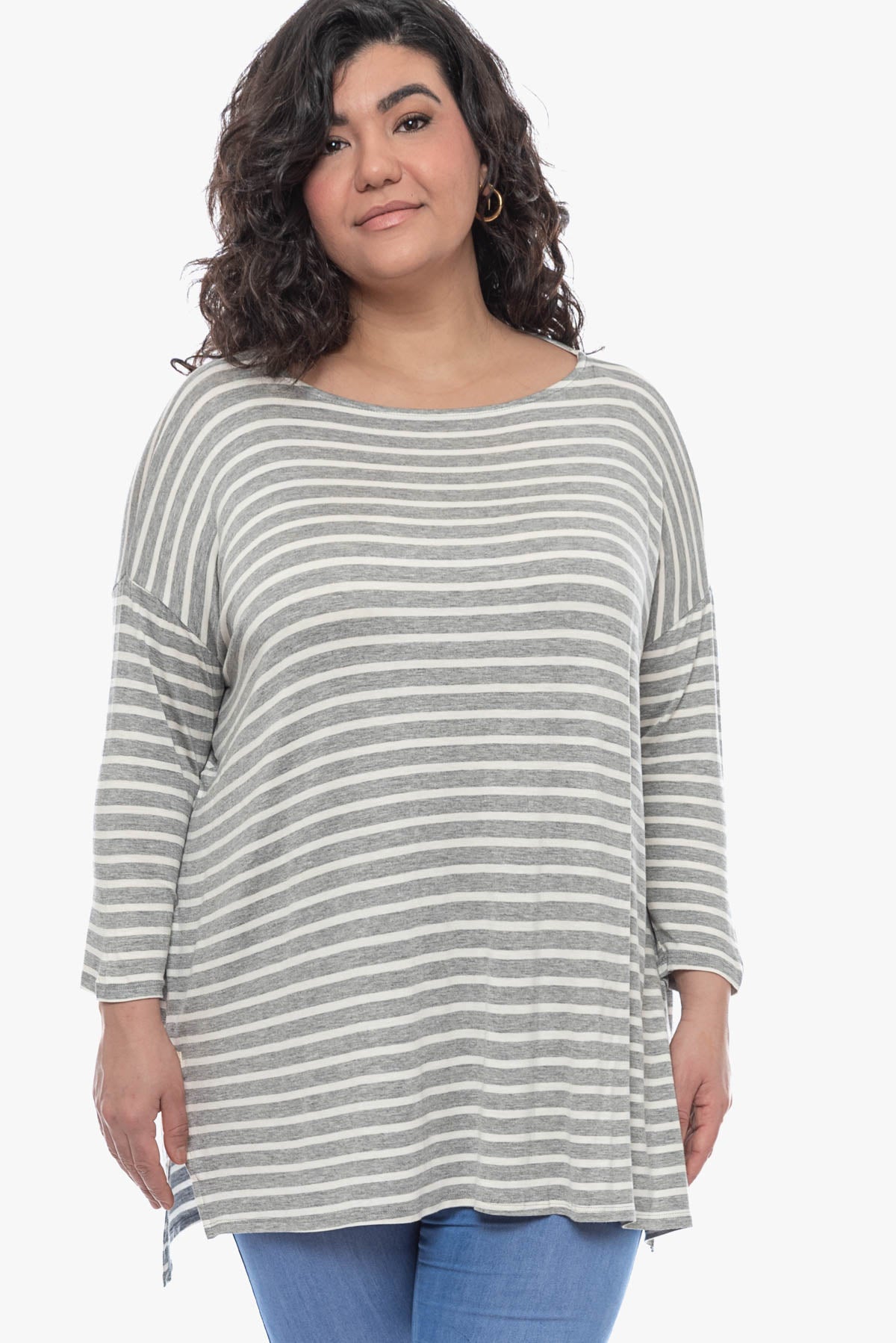 SHERYL striped comfy tunic