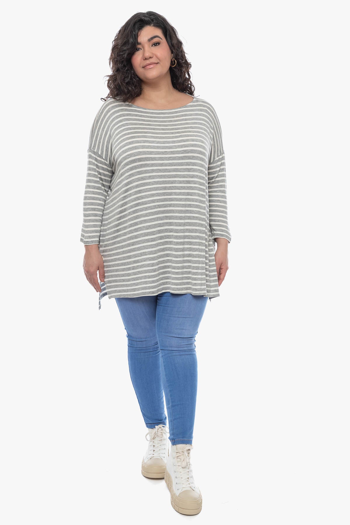 SHERYL striped comfy tunic