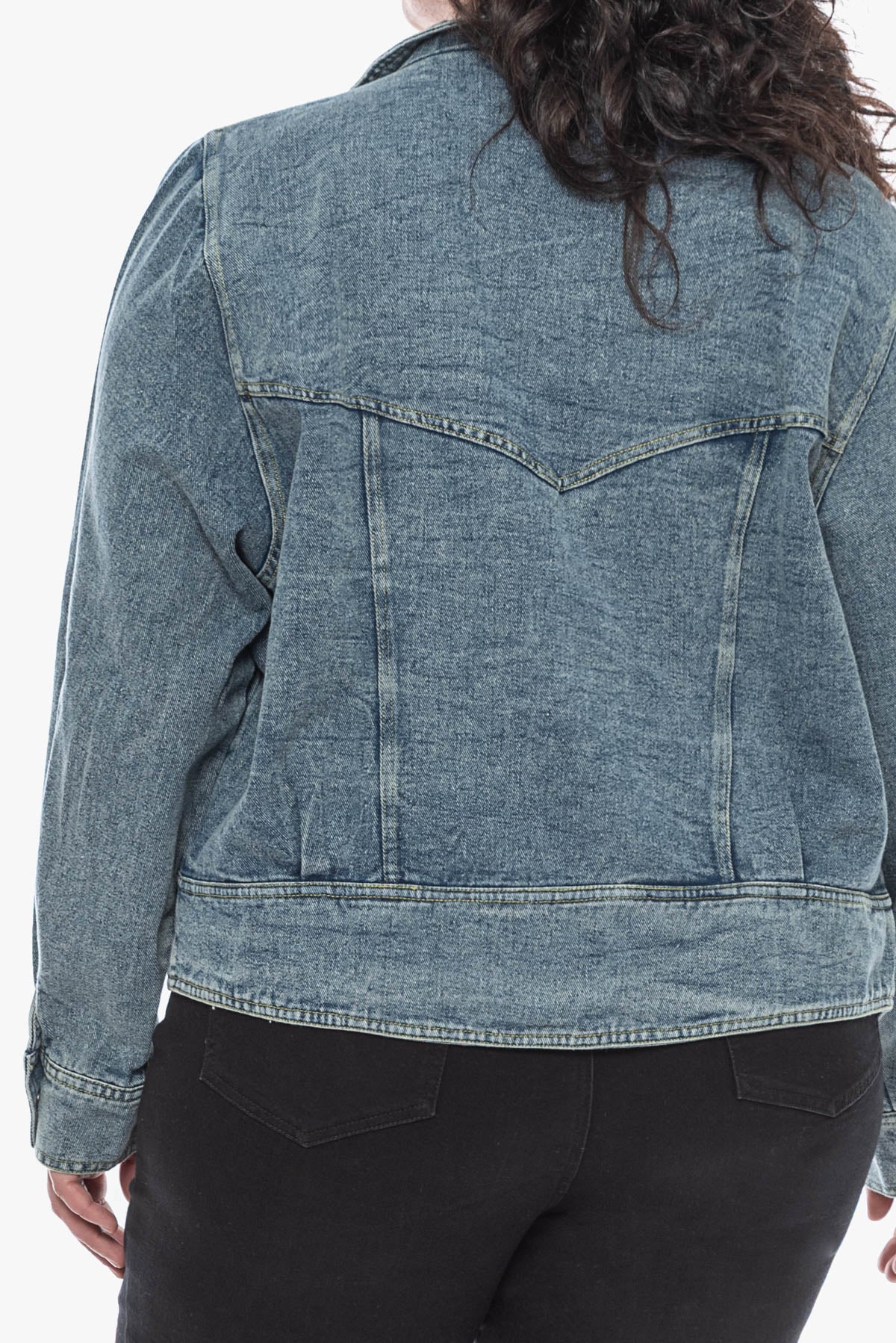 LORETTA washed denim jacket