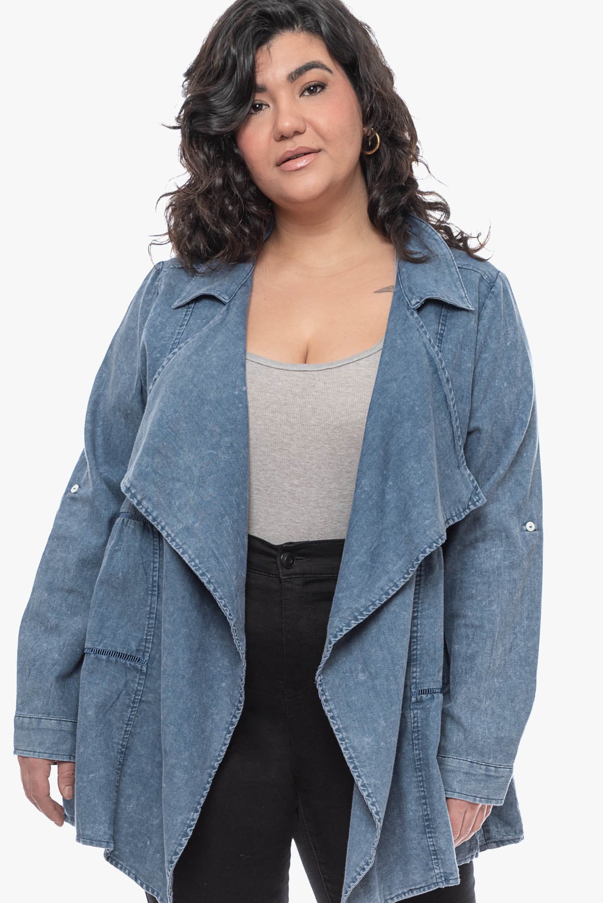 ALEXANDRA denim cardigan