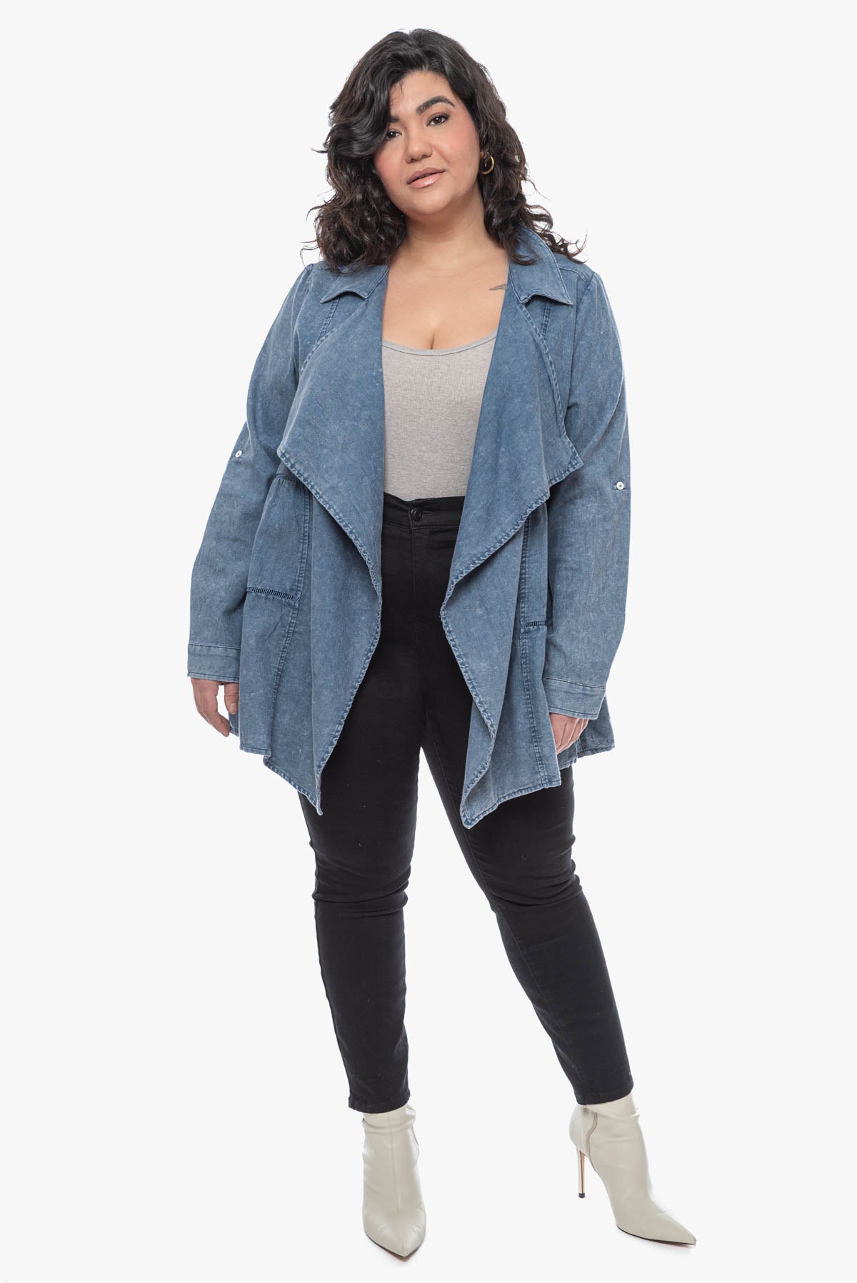 ALEXANDRA denim cardigan