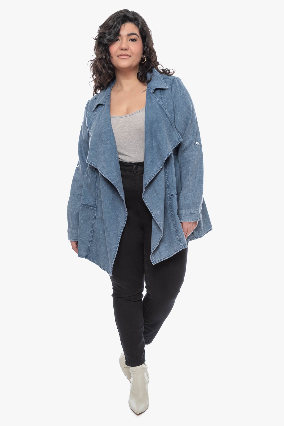 ALEXANDRA denim cardigan