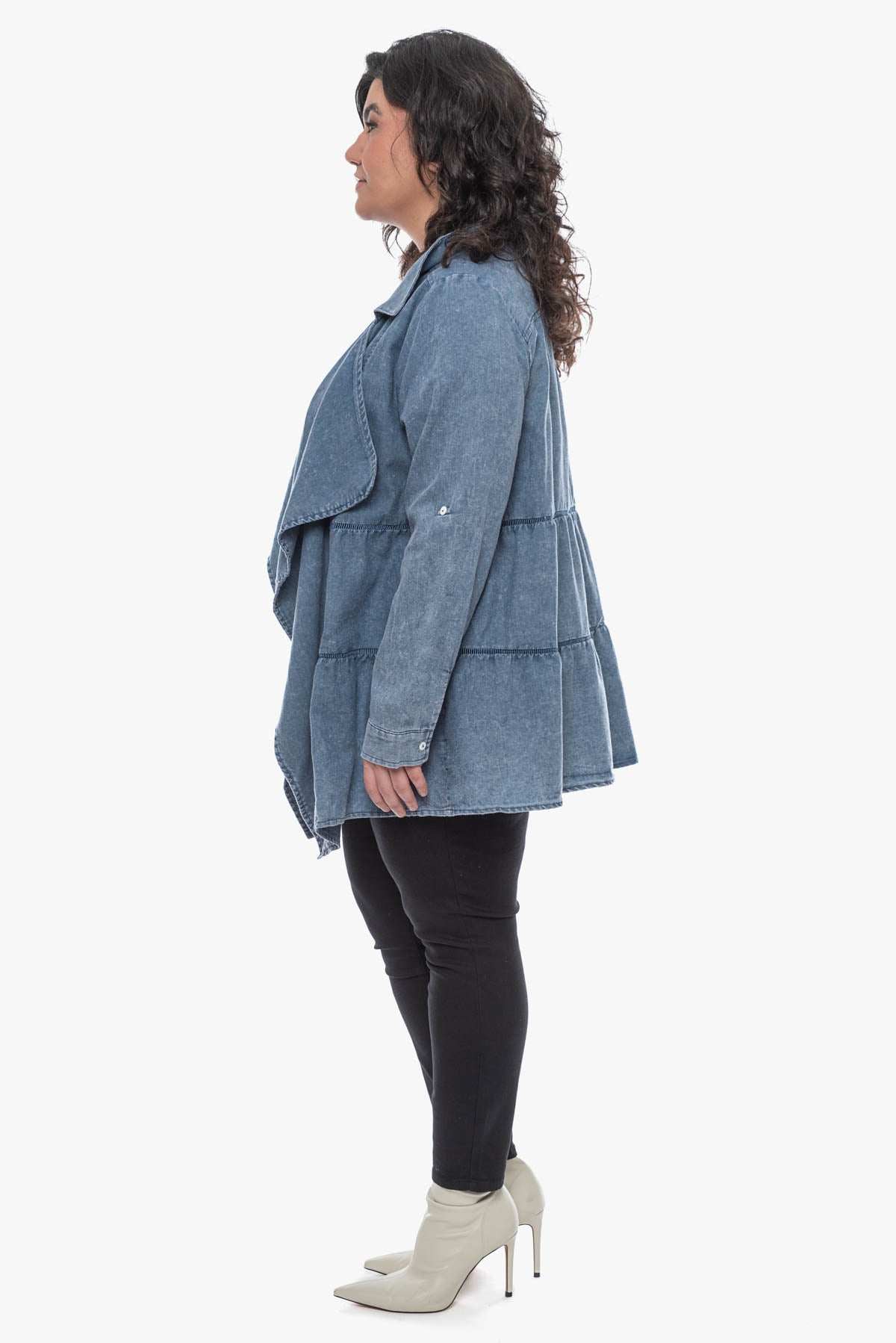 ALEXANDRA denim cardigan